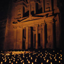 Travelling in Jordan: Night Petra. Part two.