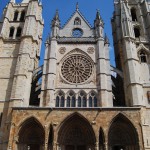 Facade and Main Entrance of León's Cathedral