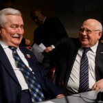 Lech Walesa and Mikhail Gorbachev