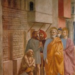 Massacio. Saint Peter healing the sick with his shadow.